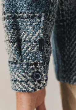 Online Geruit overshirt met borstzakken Overshirts|Overhemden