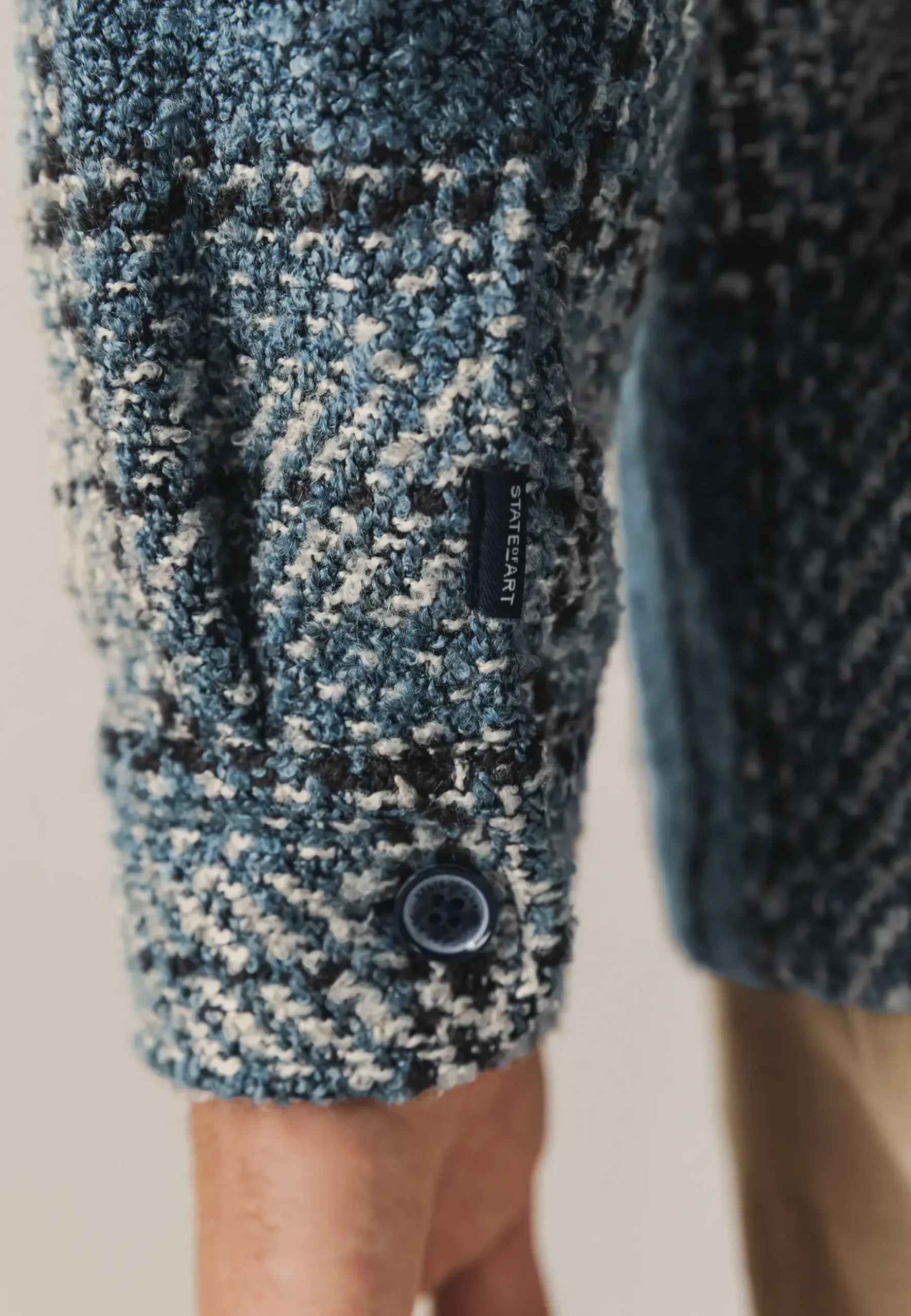 Online Geruit overshirt met borstzakken Overshirts|Overhemden