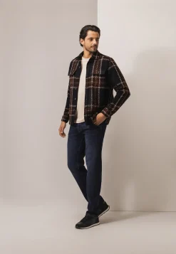 Sale Geruit overshirt met borstzakken Overshirts|Overhemden