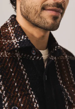 Sale Geruit overshirt met borstzakken Overshirts|Overhemden