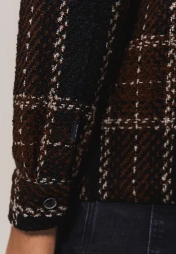 Sale Geruit overshirt met borstzakken Overshirts|Overhemden