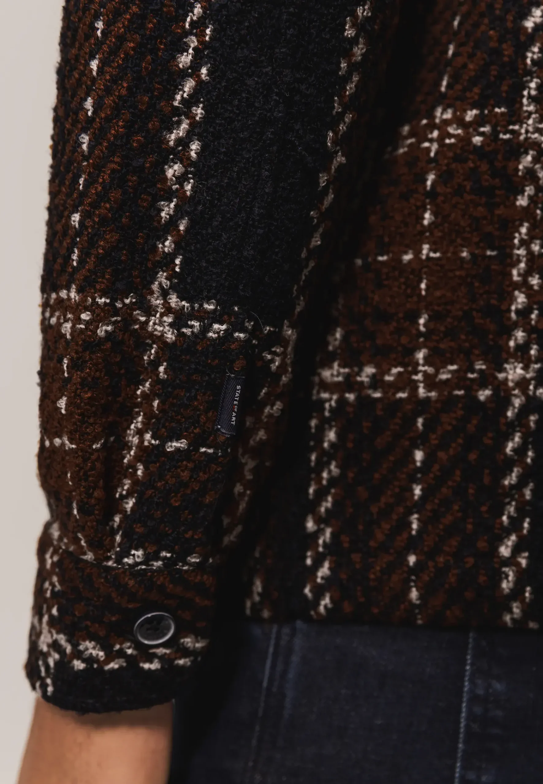 Sale Geruit overshirt met borstzakken Overshirts|Overhemden