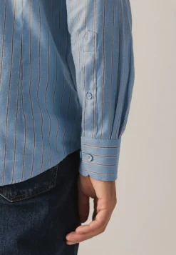 Best Gestreept overhemd van twillstof Overhemden