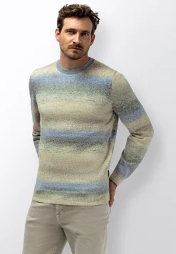 Sale Gestreepte trui met kleurverloop Truien