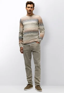 Clearance Gestreepte trui met kleurverloop Truien