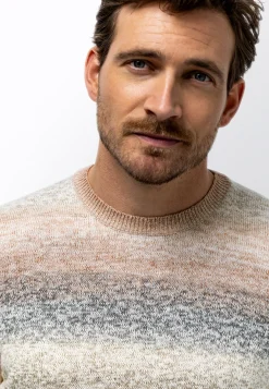 Clearance Gestreepte trui met kleurverloop Truien