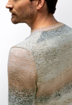 Clearance Gestreepte trui met kleurverloop Truien