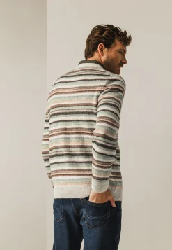 Discount Gestreepte trui van een acrylmix Truien