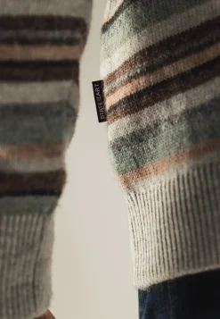 Discount Gestreepte trui van een acrylmix Truien