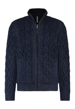 Hot Grofgebreid vest met kabelpatroon Vesten