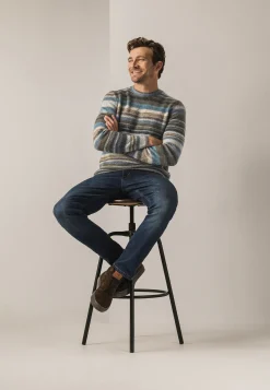 Clearance Grofgebreide trui met ronde hals Truien