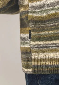 Hot Grofgebreide trui met ronde hals Truien