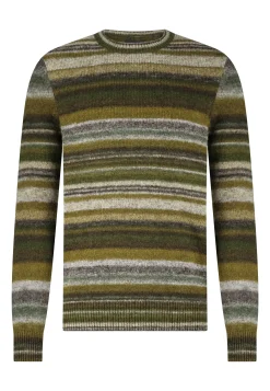 Hot Grofgebreide trui met ronde hals Truien