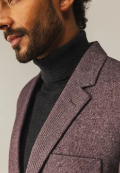 Clearance Halfgevoerde blazer met gemêleerd dessin Blazers