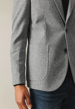 New Halfgevoerde blazer met gemêleerd dessin Blazers