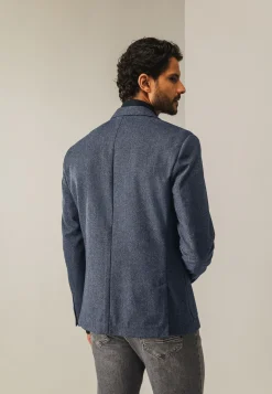 Online Halfgevoerde blazer met gemêleerd dessin Blazers