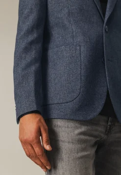 Online Halfgevoerde blazer met gemêleerd dessin Blazers