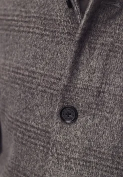 Sale Halflange mantel met ruitpatroon Jassen