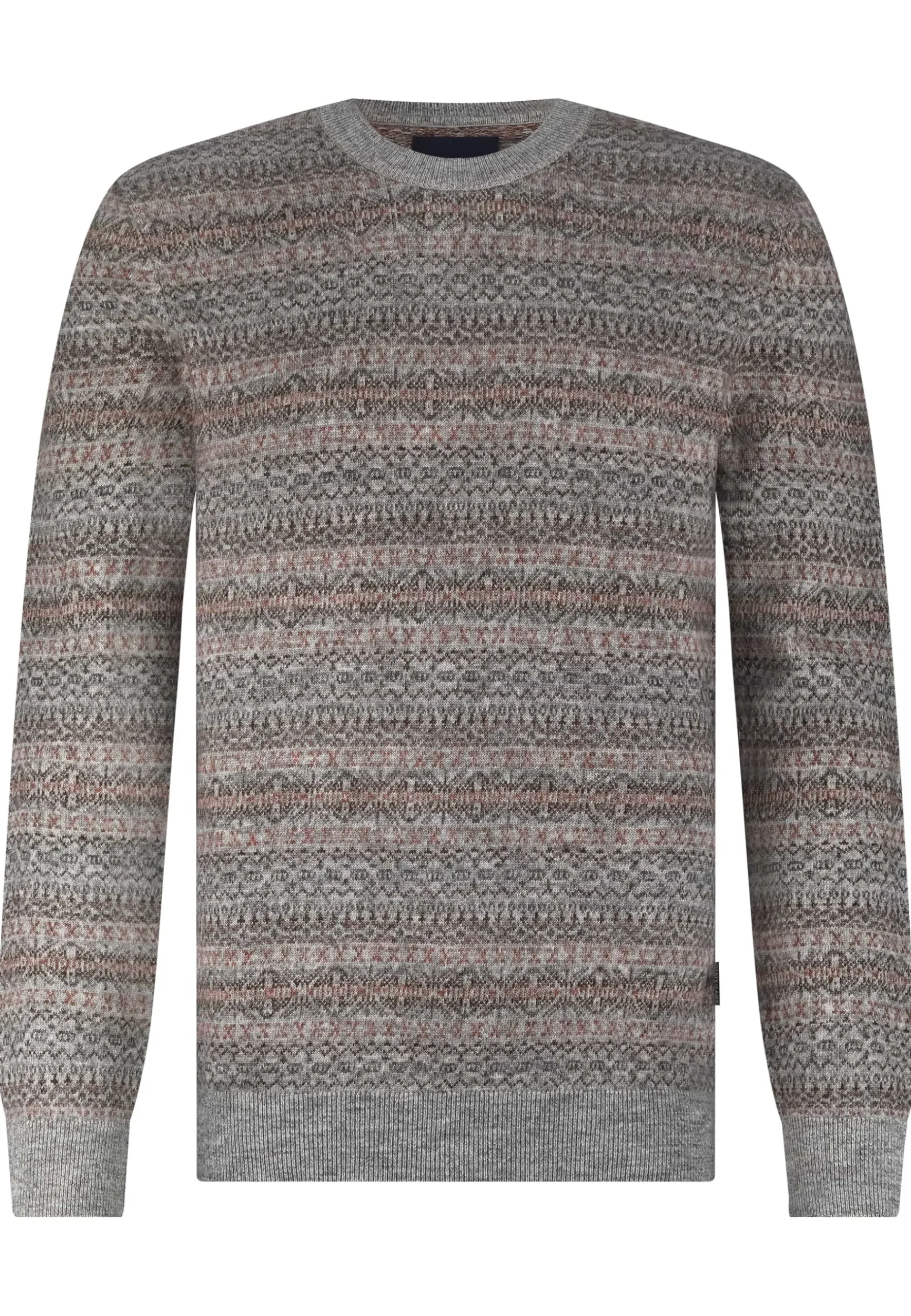 New Jacquard trui met ronde hals Truien