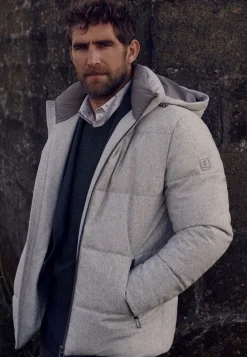 Clearance Jas met gemêleerd dessin Jassen