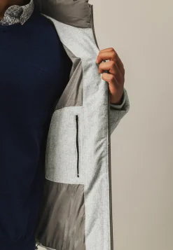 Clearance Jas met gemêleerd dessin Jassen