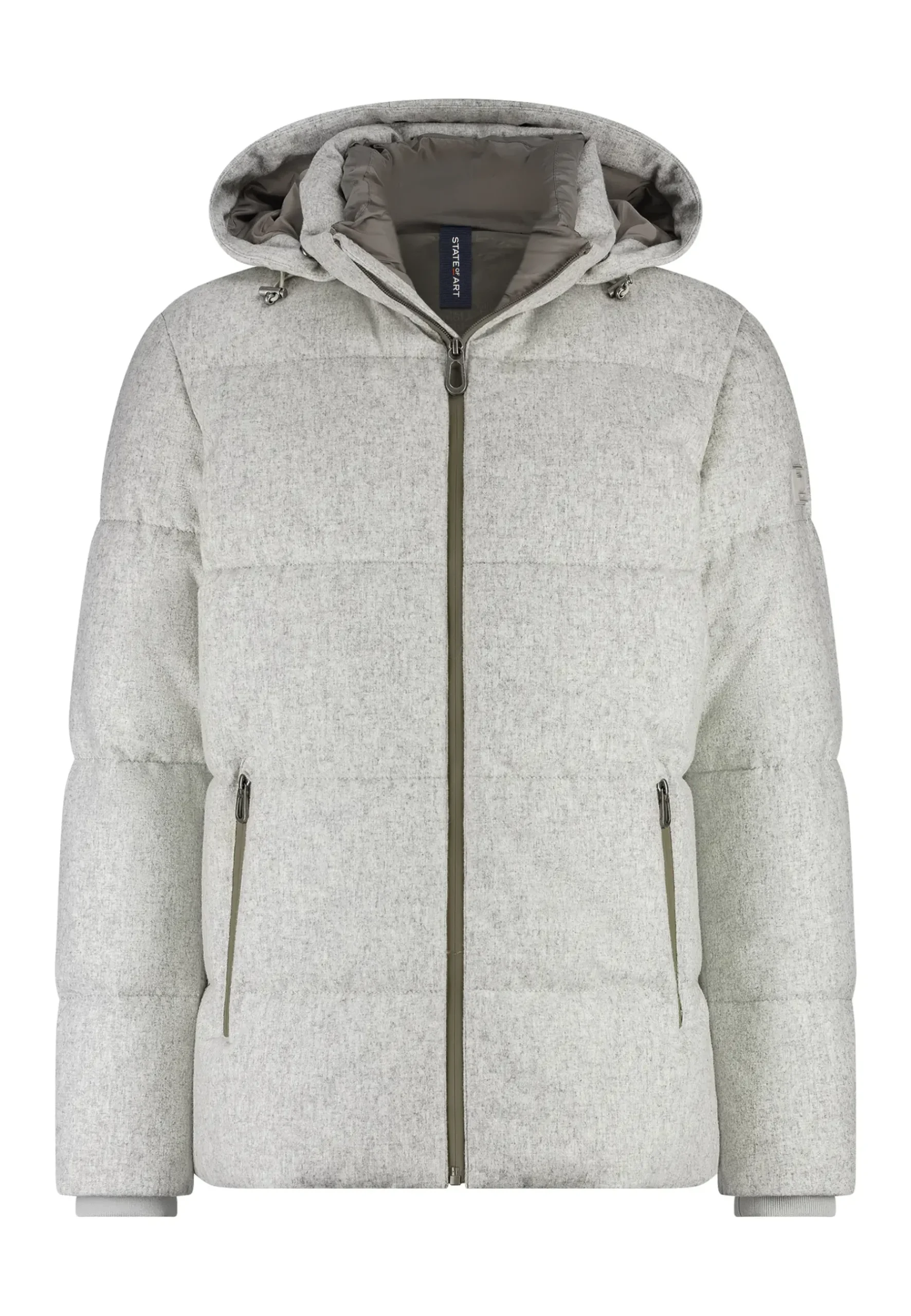 Clearance Jas met gemêleerd dessin Jassen