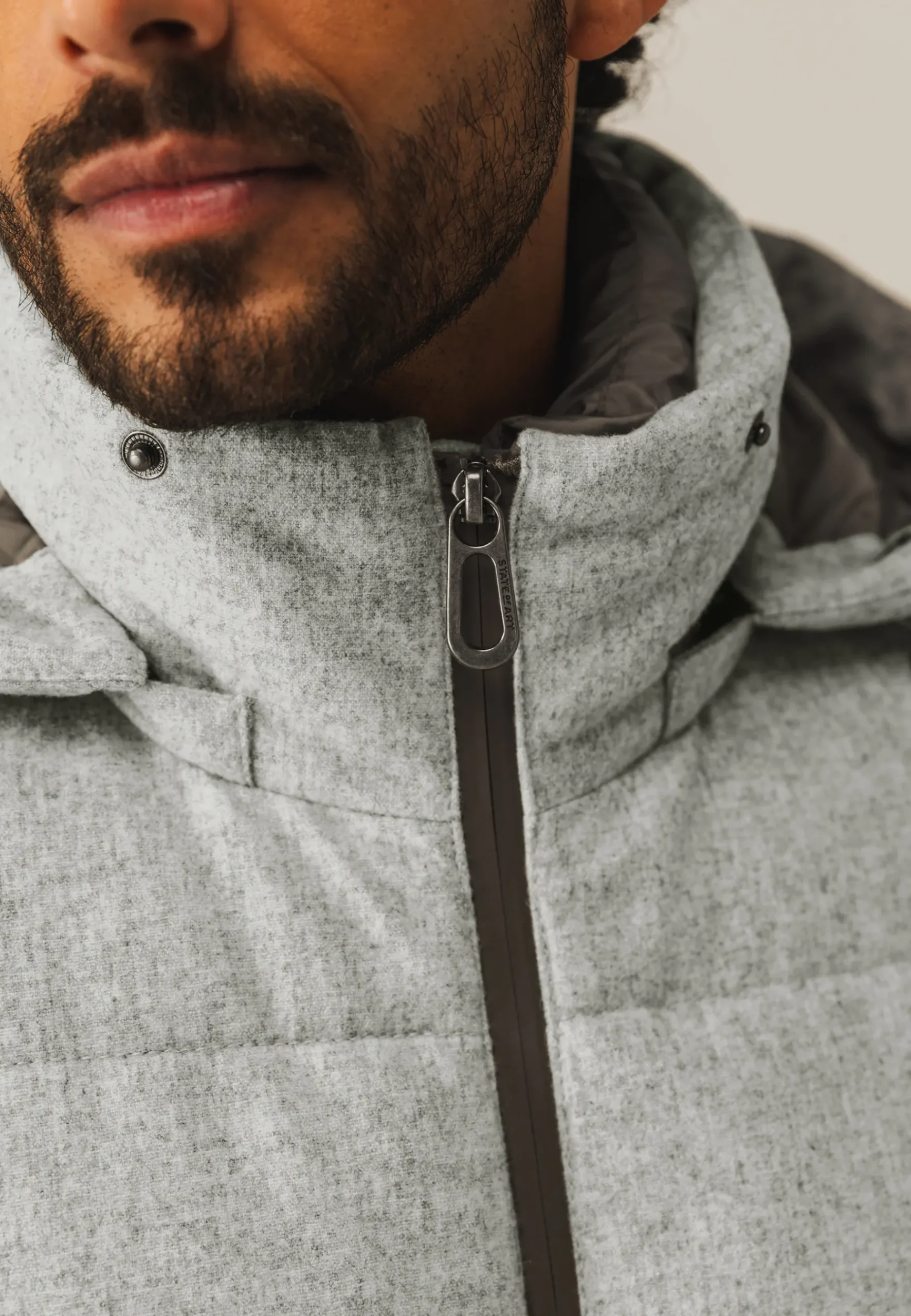 Clearance Jas met gemêleerd dessin Jassen