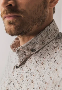 Online Jersey overhemd met all-over print Overhemden