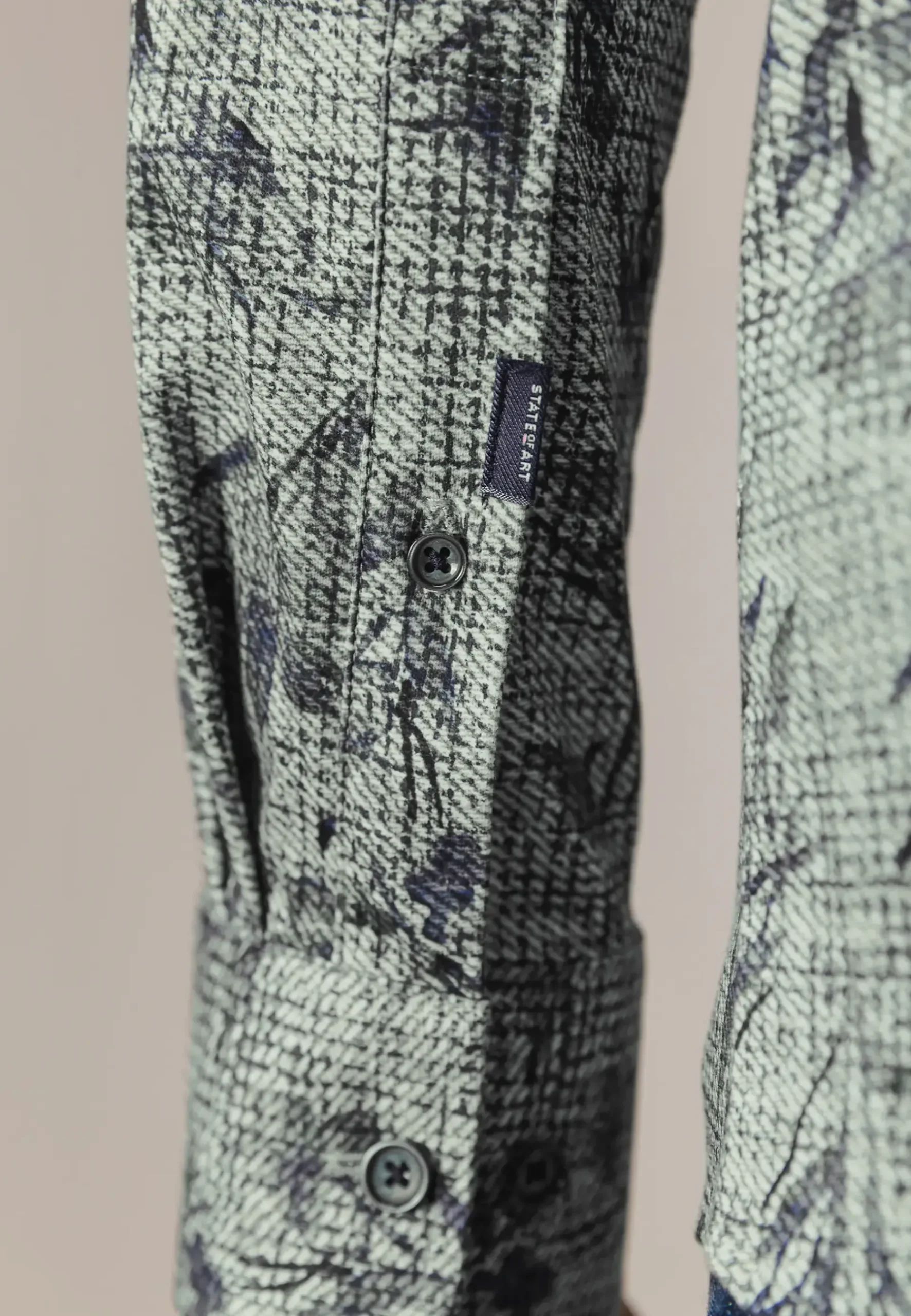 Clearance Jersey overhemd met all-over print Overhemden