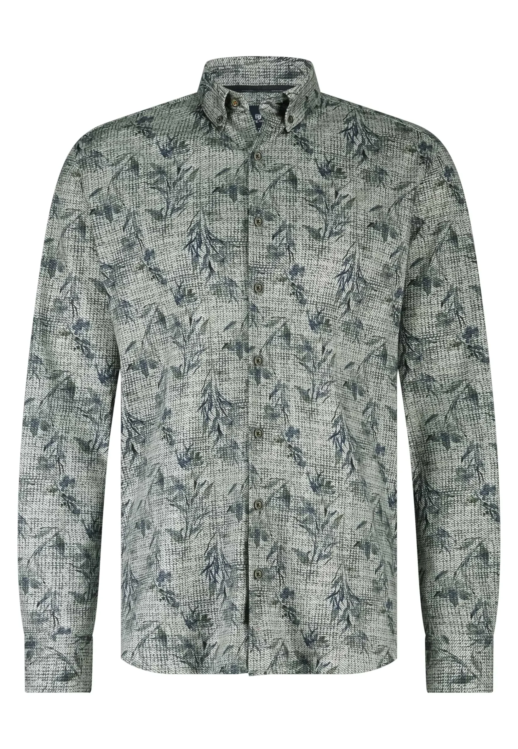 Clearance Jersey overhemd met all-over print Overhemden