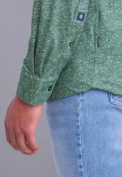 Jersey overhemd van katoen Overhemden