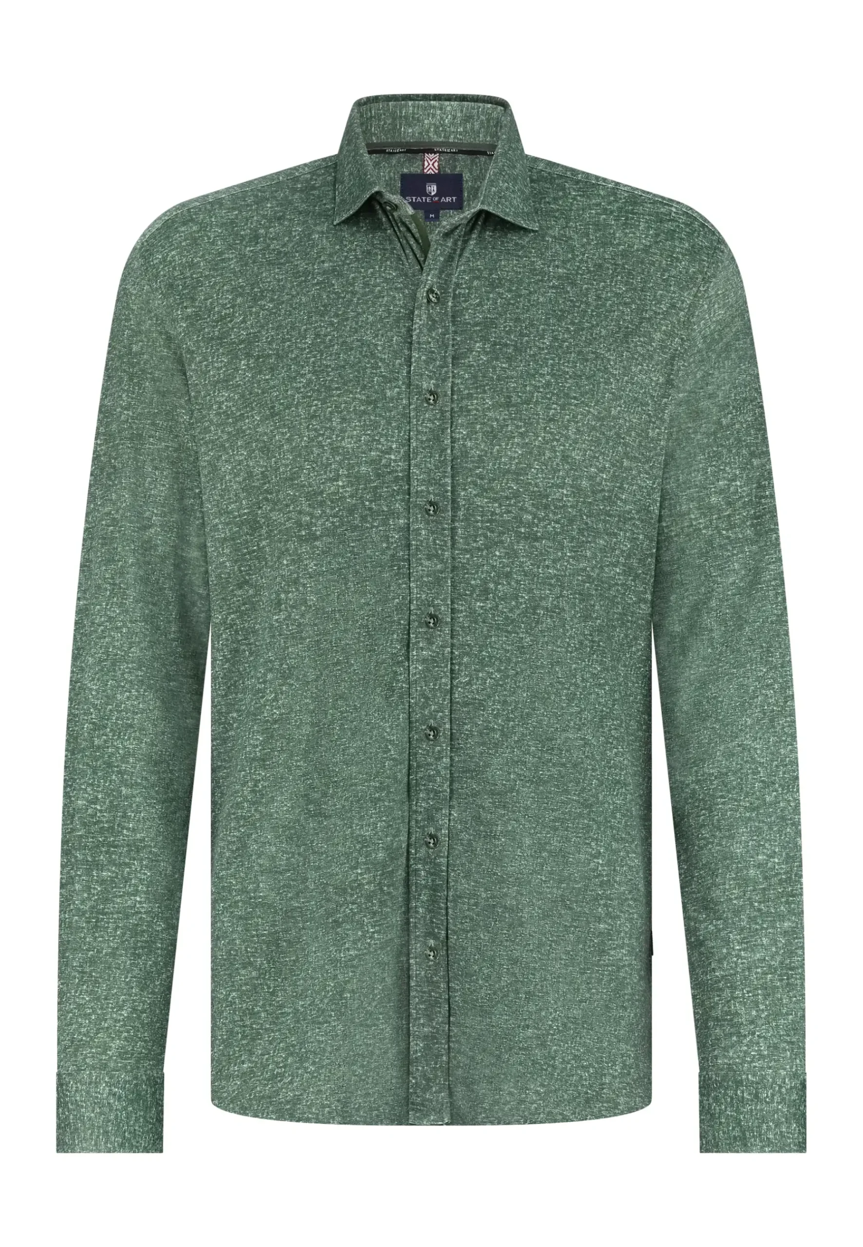 Jersey overhemd van katoen Overhemden