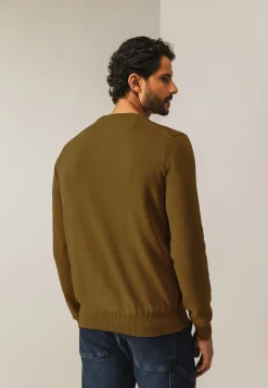 Discount Katoenen trui met V-hals Truien