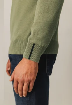 Clearance Katoenen trui met V-hals Truien