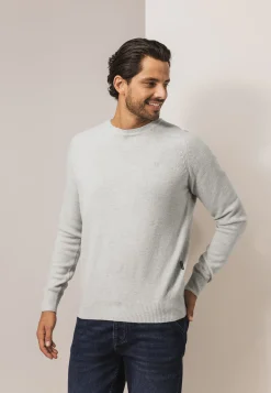 Outlet Lamswollen trui met zadelmouwen Truien