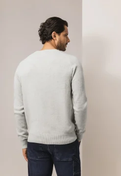 Outlet Lamswollen trui met zadelmouwen Truien