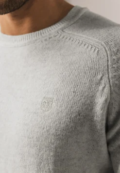 Outlet Lamswollen trui met zadelmouwen Truien