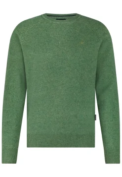 Lamswollen trui met zadelmouwen Truien