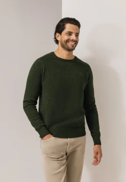 Hot Lamswollen trui met zadelmouwen Truien