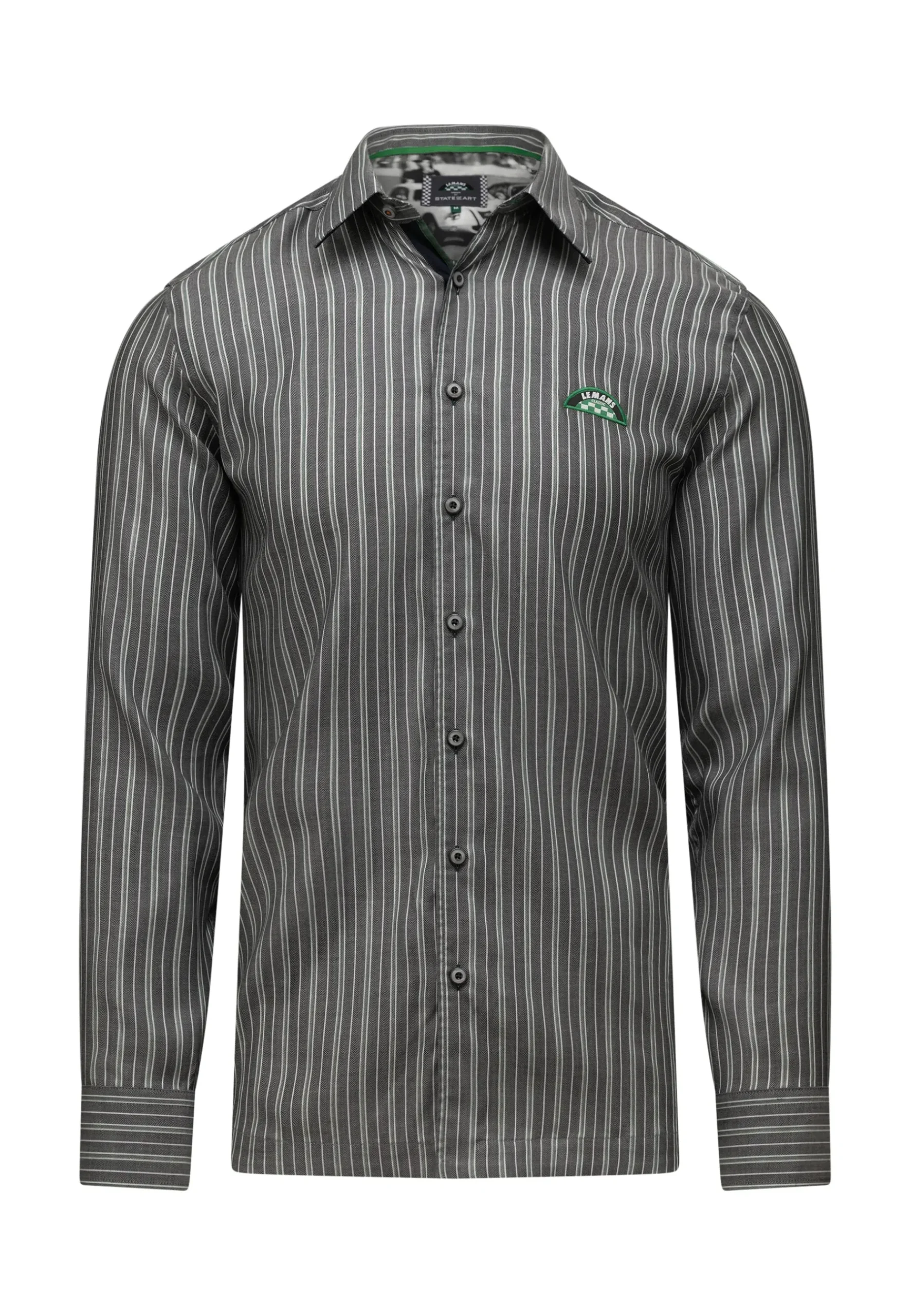 Hot LE MANS CLASSIC gestreept overhemd Overhemden