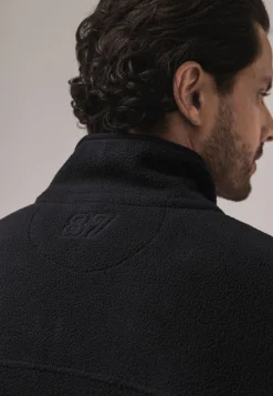 Discount LE MANS CLASSIC polar fleece sweatshirt met halve rits Truien