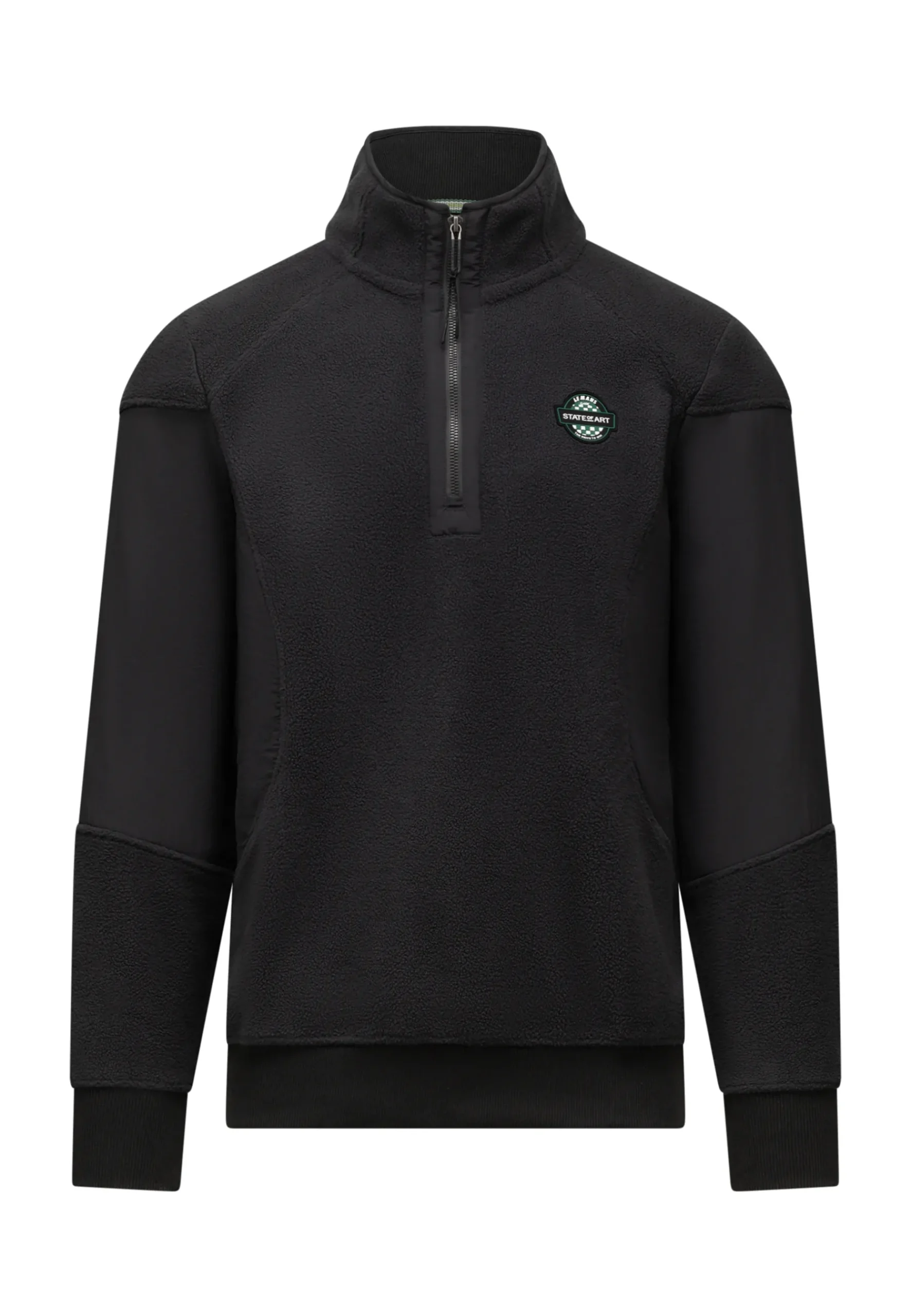 Discount LE MANS CLASSIC polar fleece sweatshirt met halve rits Truien