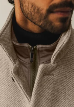 Online Mantel met uitneembare ritsinzet Jassen