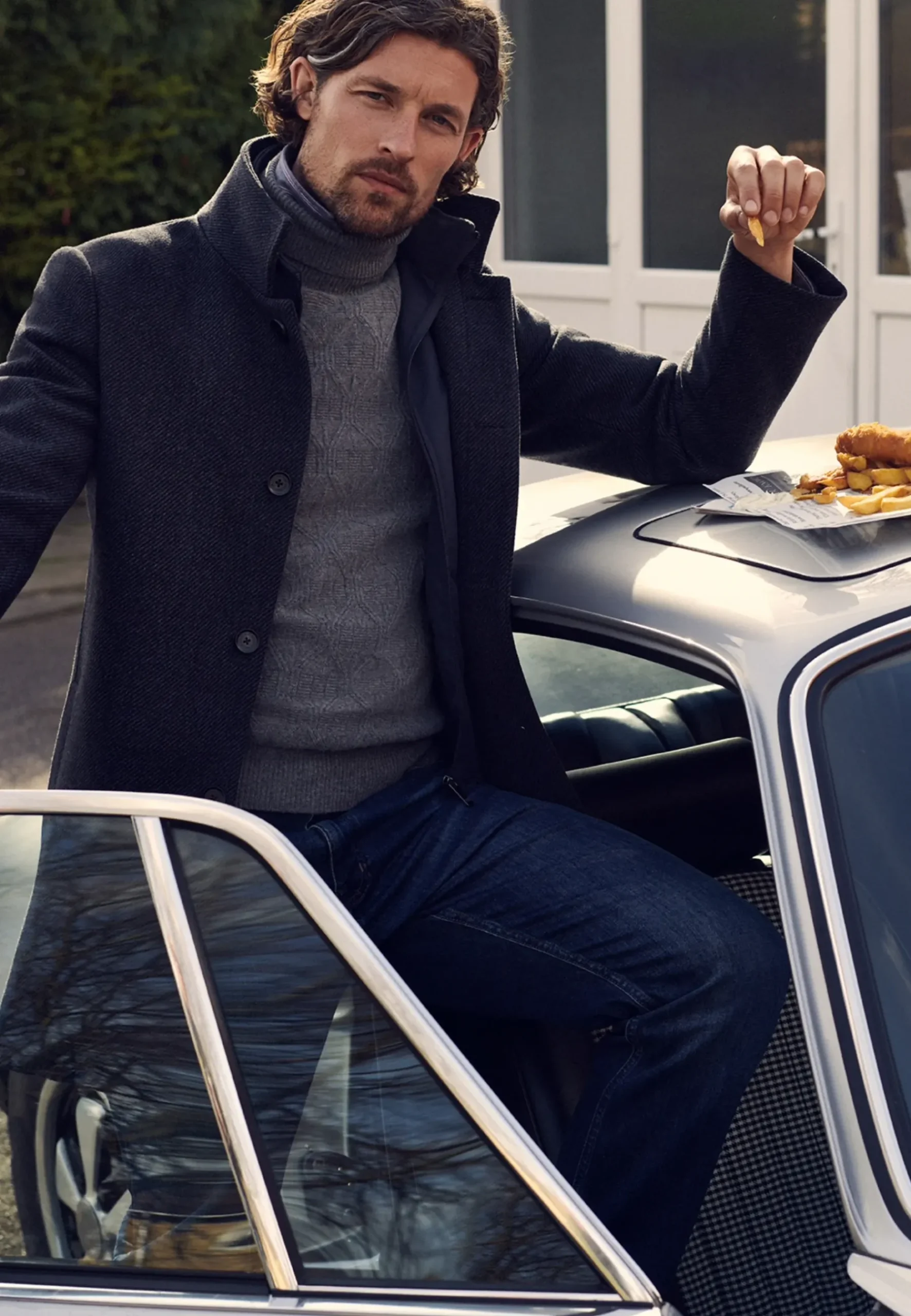 Clearance Mantel met uitneembare ritsinzet Jassen