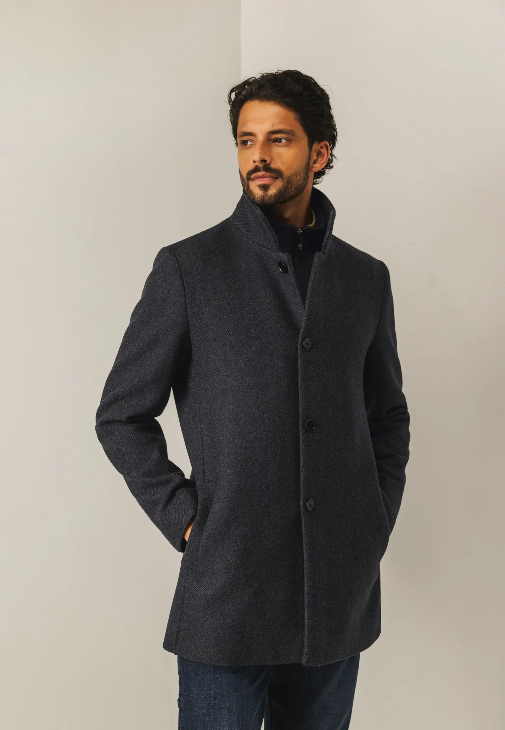 Clearance Mantel met uitneembare ritsinzet Jassen