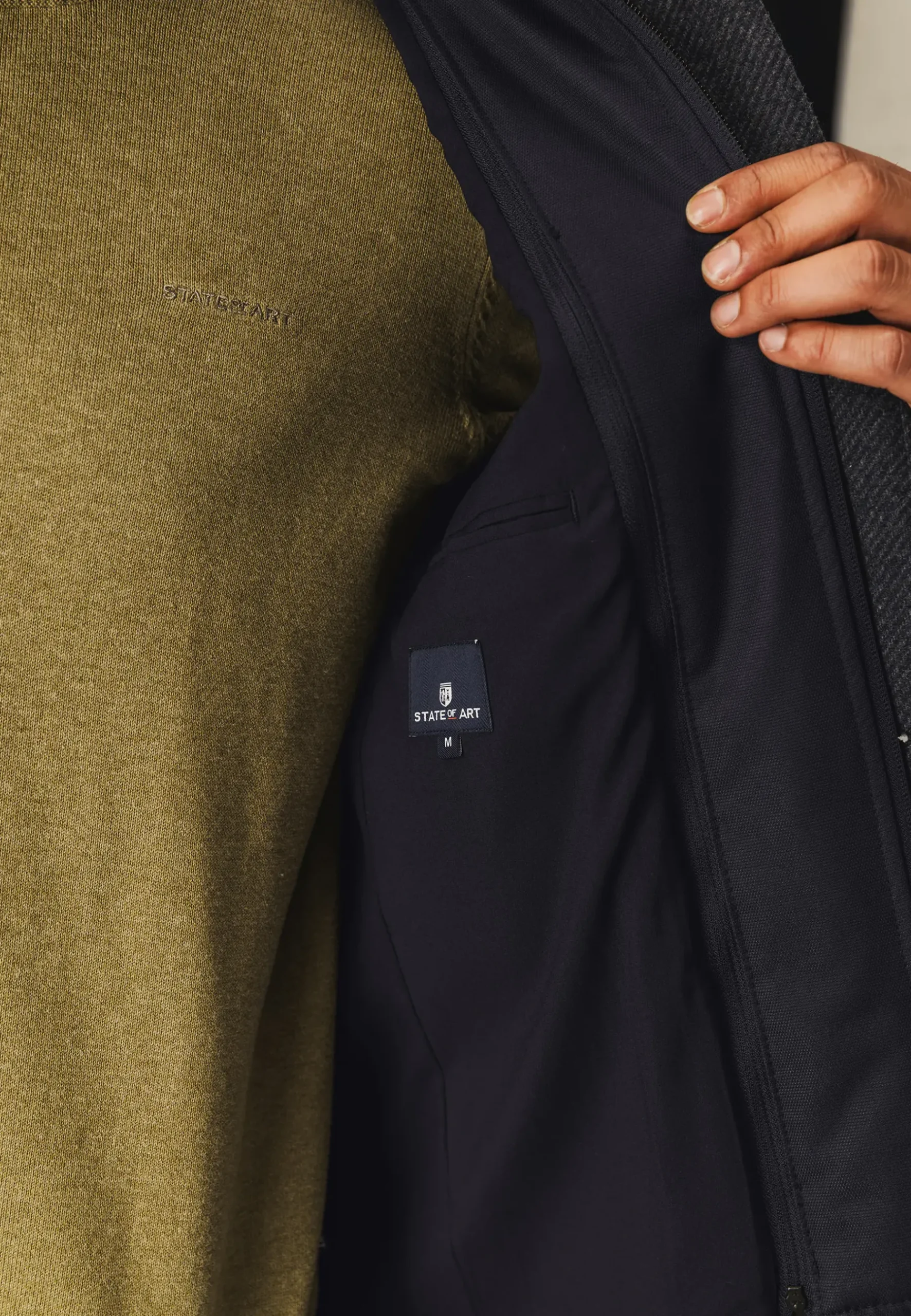 Clearance Mantel met uitneembare ritsinzet Jassen