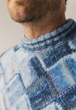 New Multi-color trui met ronde hals Truien