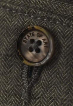 NAVIGATOR chino in stretchstof met visgraatmotief Broeken