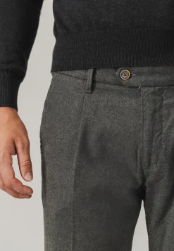 New NAVIGATOR chino in stretchstof met bandplooien Broeken