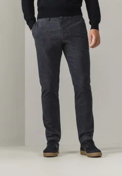 Best NAVIGATOR geruite chino in stretchstof Broeken